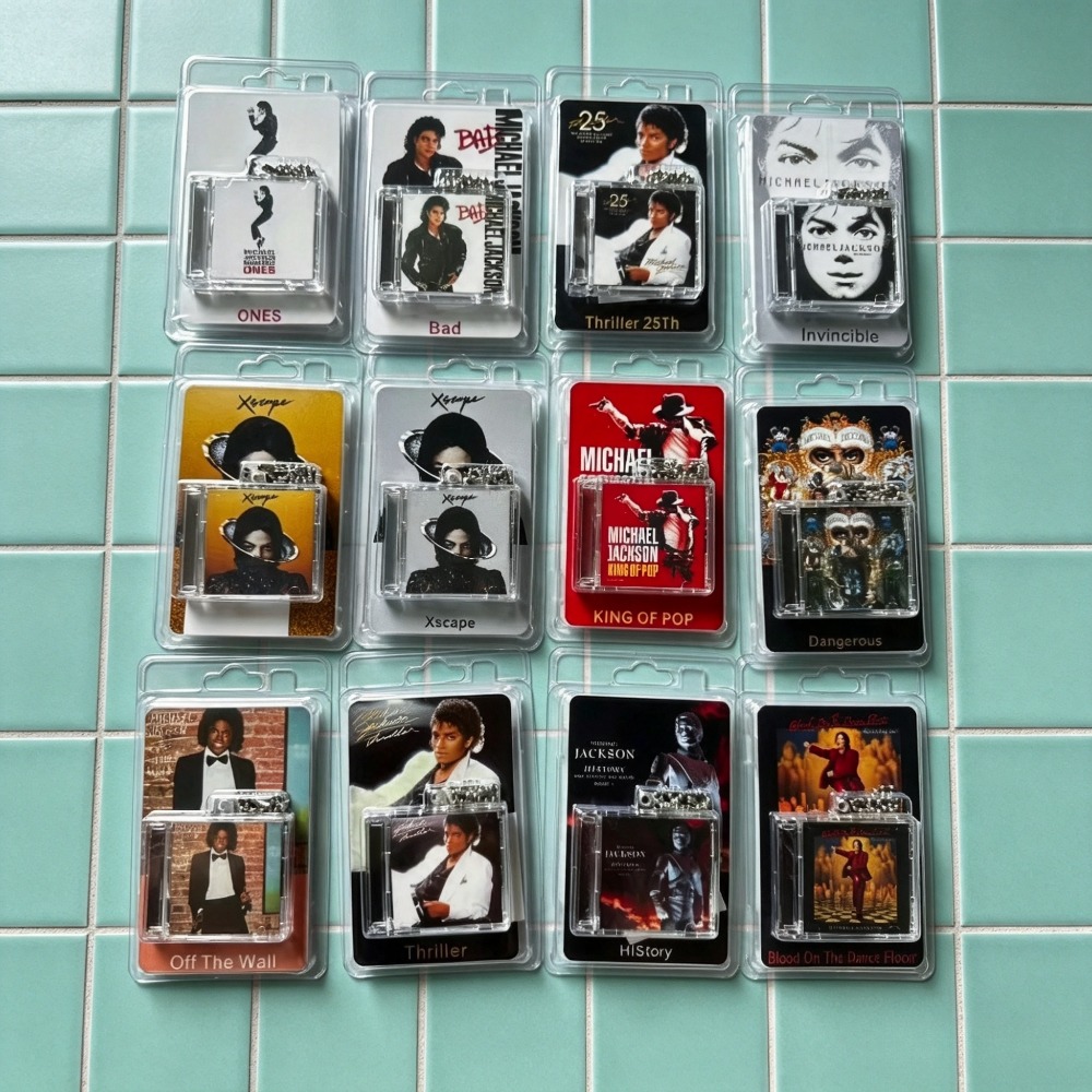 Phone Accessories Charms - Michael Jackson Temalı Mini CD Albüm
